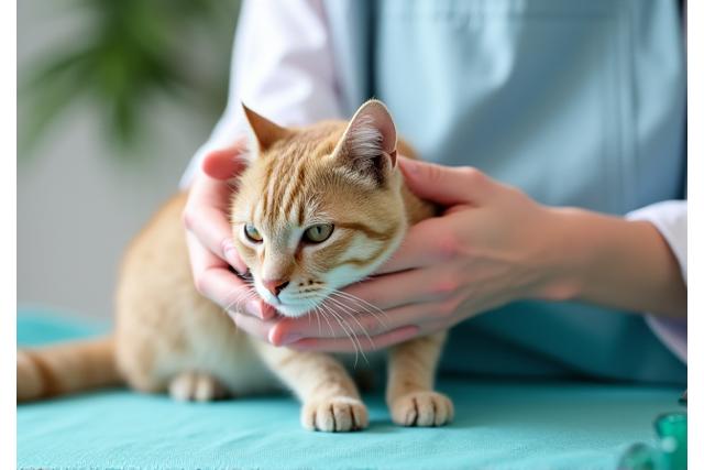 プロの獣医によるペットの診察